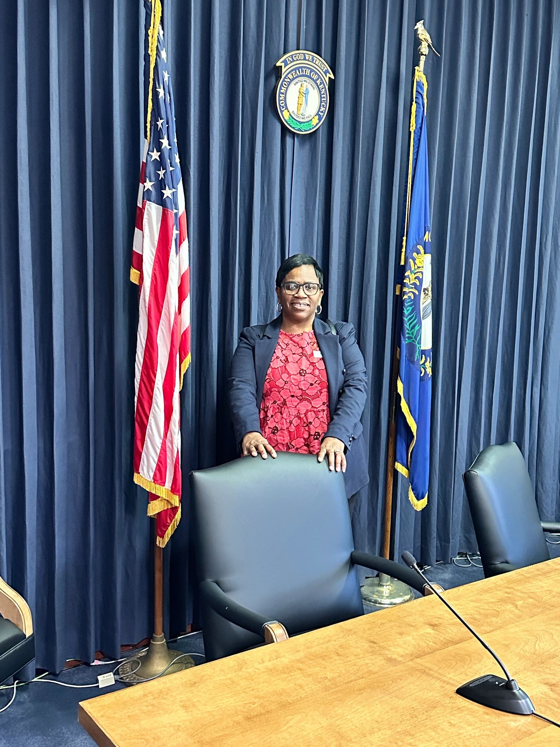 Lisa Holliday Harris in her office